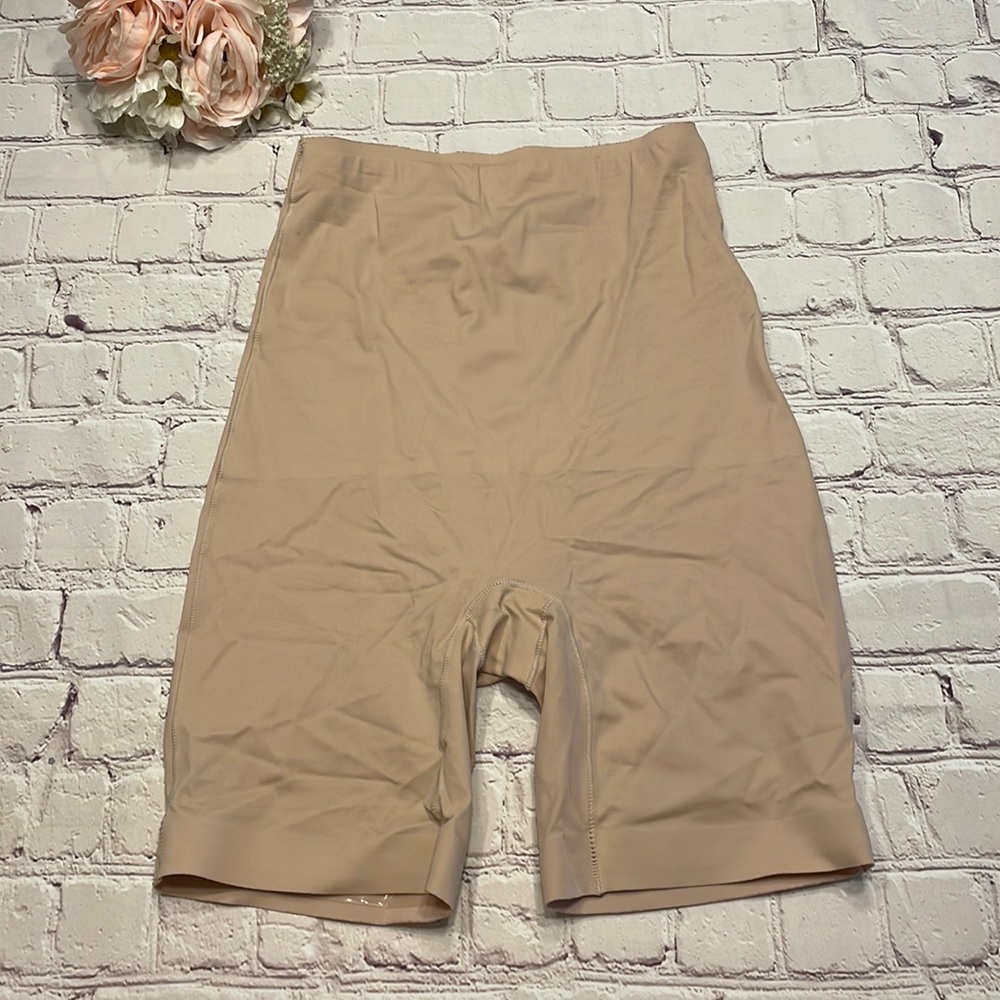 High-Waist Nude Shapewear Shorts